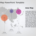 Asia Map 10 PowerPoint Template
