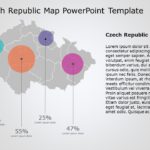 Czech Republic Map PowerPoint Template 3