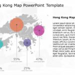 Hong Kong Map PowerPoint Template 4