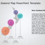 New Zealand Map 3 PowerPoint Template & Google Slides Theme