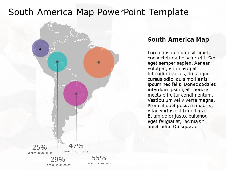 South America 3 PowerPoint Template