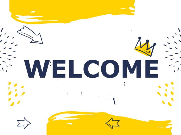 Welcome Slide 13 PowerPoint Template & Google Slides Theme