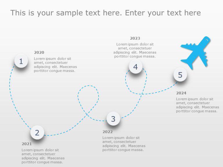 airplane powerpoint template