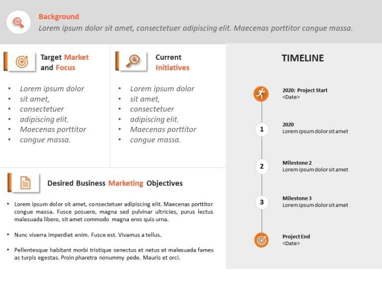 Marketing Plan Executive Summary PPT PowerPoint Template & Google Slides Theme