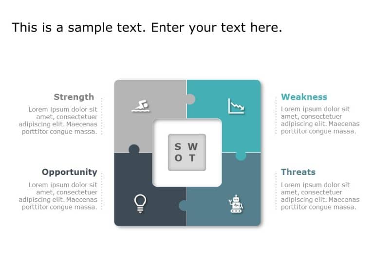 Matrix Strategy SWOT Analysis Template & Google Slides Theme