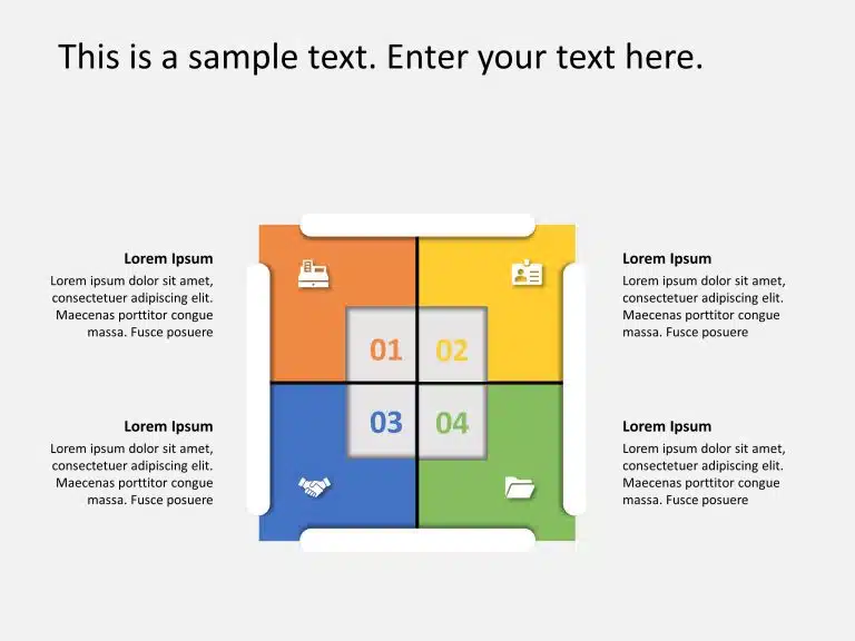 Matrix Strategy PowerPoint Template