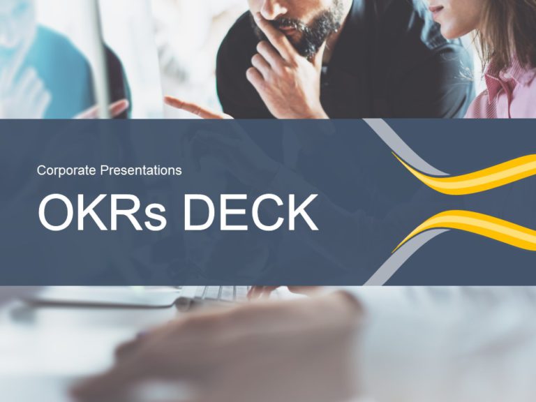 OKR Planning Deck PowerPoint Template & Google Slides Theme