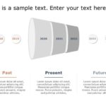 Past Present Yearly Roadmap PowerPoint Template & Google Slides Theme