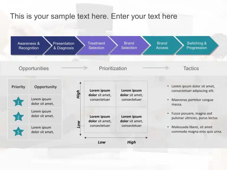 Patient Journey Overview PowerPoint Template