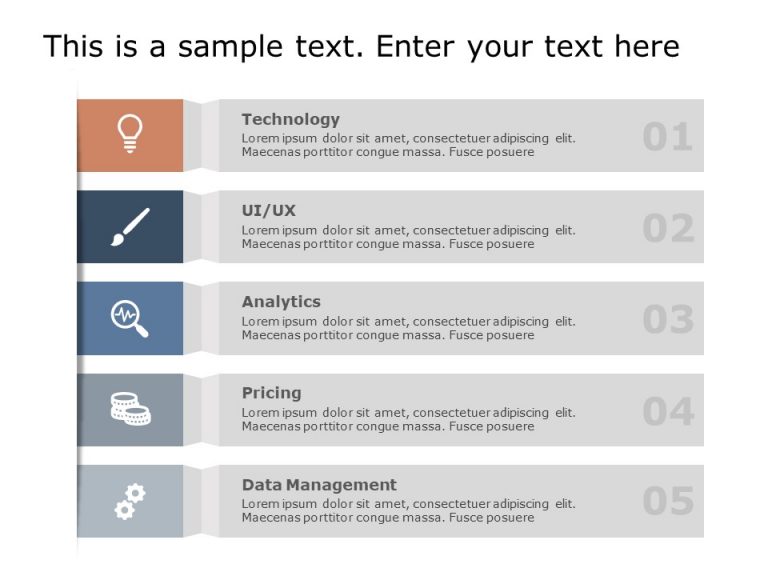 PowerPoint List 43 PowerPoint Template