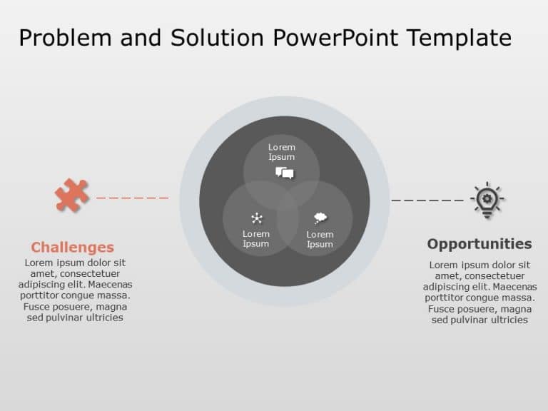 Problem & Solution 1 PowerPoint Template & Google Slides Theme
