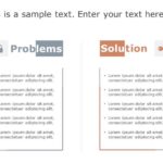 Free Problem Solution Infographic PowerPoint Template