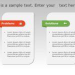 Problem & Solution 8 PowerPoint Template & Google Slides Theme