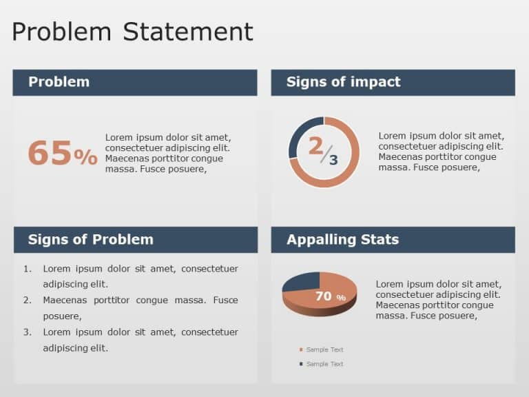 Problem Statement 3 PowerPoint Template