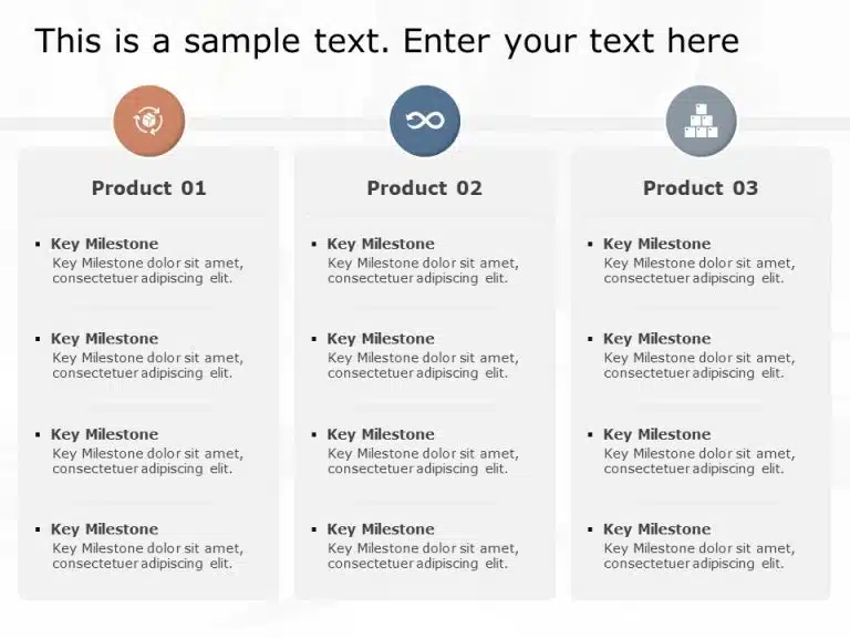 Product RoadMap 6 PowerPoint Template & Google Slides Theme