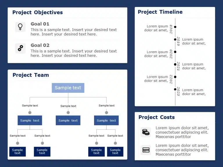 Project Executive Summary PowerPoint Template 06 & Google Slides Theme