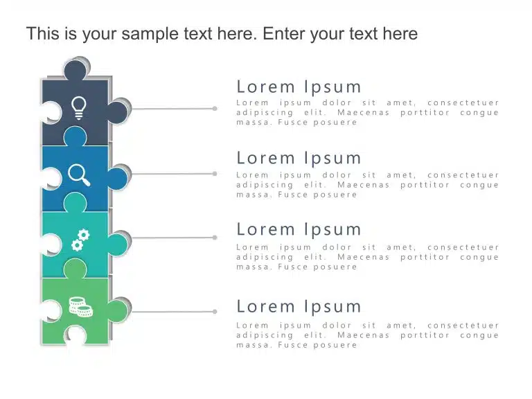 Puzzle List 1 PowerPoint Template