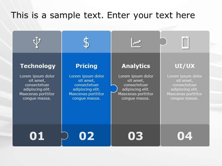 Puzzle Diagram 13 PowerPoint Template