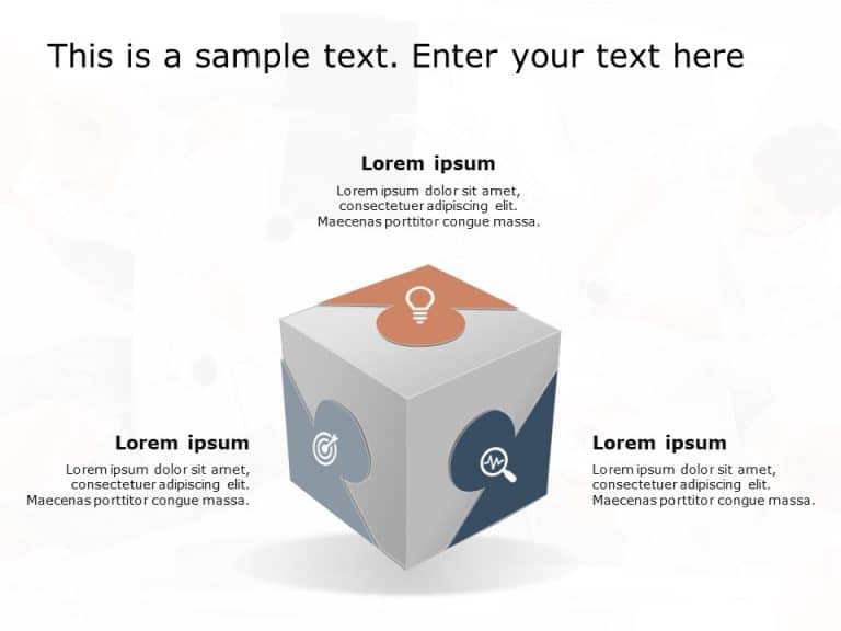 Puzzle Diagram 21 PowerPoint Template & Google Slides Theme