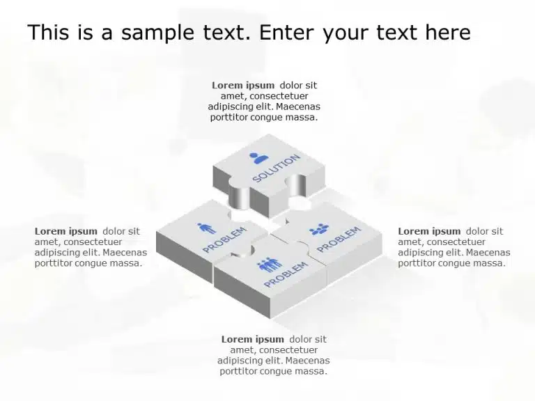 Puzzle Diagram Google Slides Template Themes