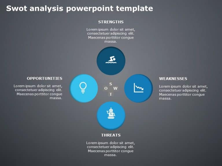 SWOT Analysis 23 PowerPoint Template & Google Slides Theme