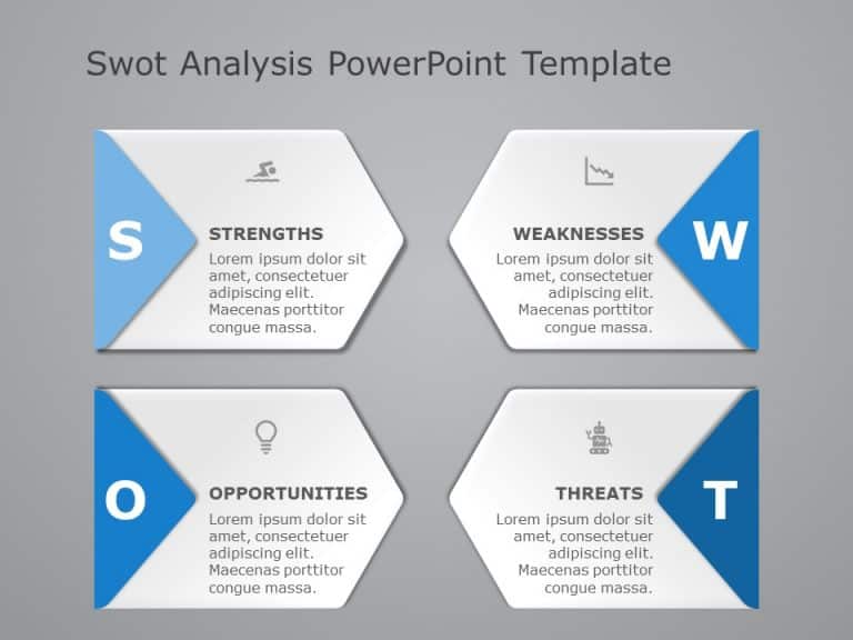 Swot Analysis 31 Powerpoint Template 4047