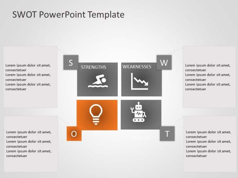 SWOT Analysis 33 PowerPoint Template & Google Slides Theme