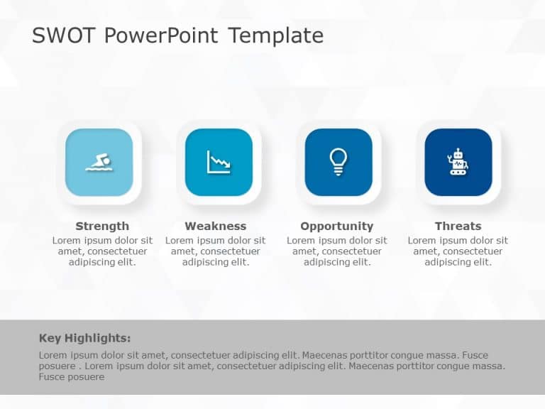 SWOT Analysis 37 PowerPoint Template & Google Slides Theme