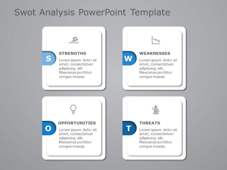SWOT Analysis 38 PowerPoint Template & Google Slides Theme