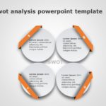 SWOT Analysis 4 PowerPoint Template & Google Slides Theme