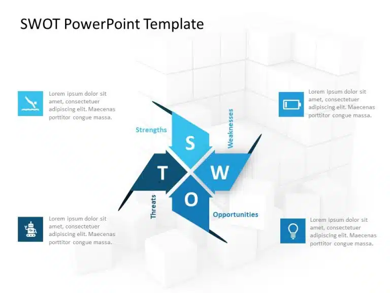 SWOT Analysis 40 PowerPoint Template & Google Slides Theme