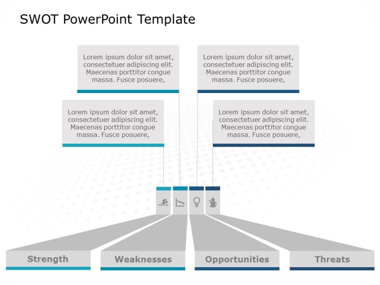 SWOT Analysis 42 PowerPoint Template