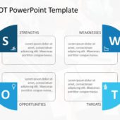 Animated SWOT Analysis 44 PowerPoint Template