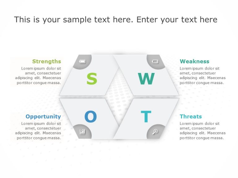 SWOT Analysis 45 PowerPoint Template