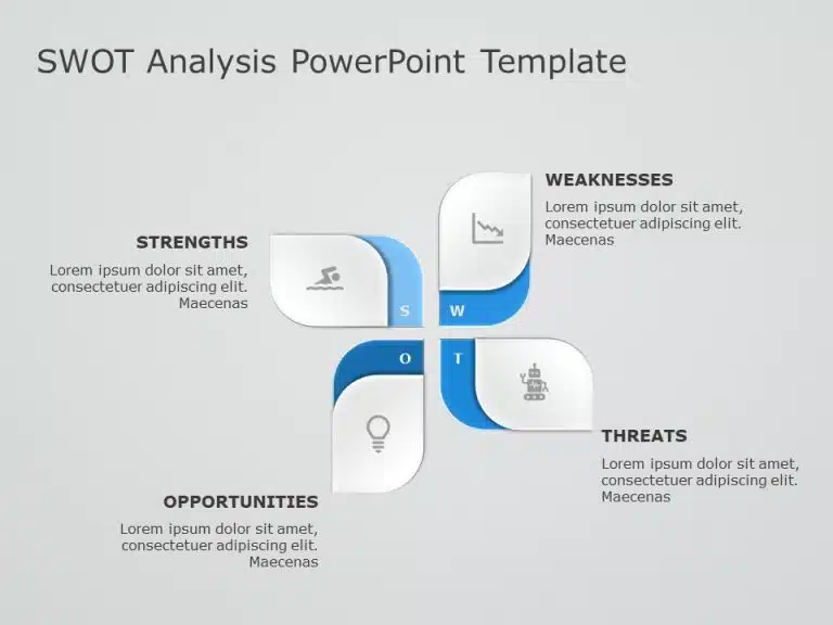 SWOT Analysis 9 PowerPoint Template & Google Slides Theme