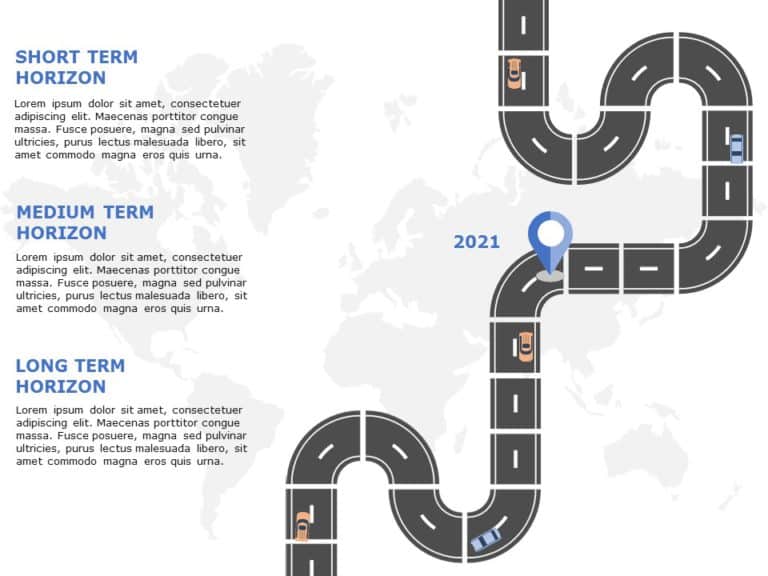 Animated Roadmap Presentation PowerPoint Template & Google Slides Theme