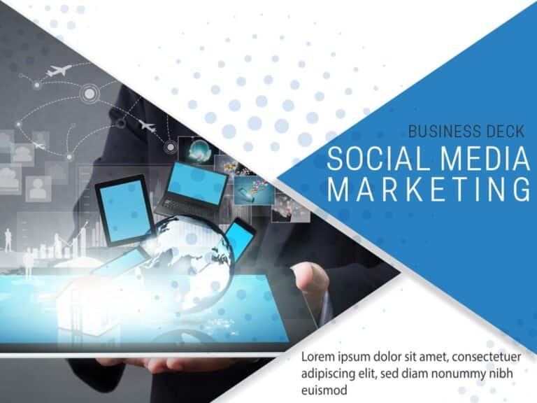Social Media Marketing Deck PowerPoint Template & Google Slides Theme