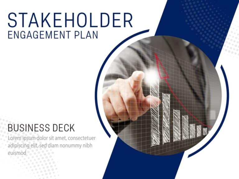 Stakeholder Engagement Strategy Deck PowerPoint Template & Google Slides Theme