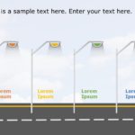 StreetLight Roadmap PowerPoint Template & Google Slides Theme