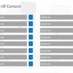 Table of Contents 13 Steps PowerPoint Template & Google Slides Theme
