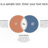 2 Circle Venn Diagram | 2 Circle Venn Diagrams Templates | SlideUpLift