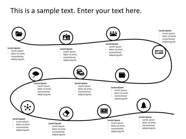 User Journey Roadmap PowerPoint Template & Google Slides Theme