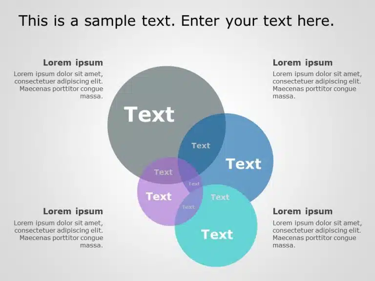 Venn Diagram 10 PowerPoint Template