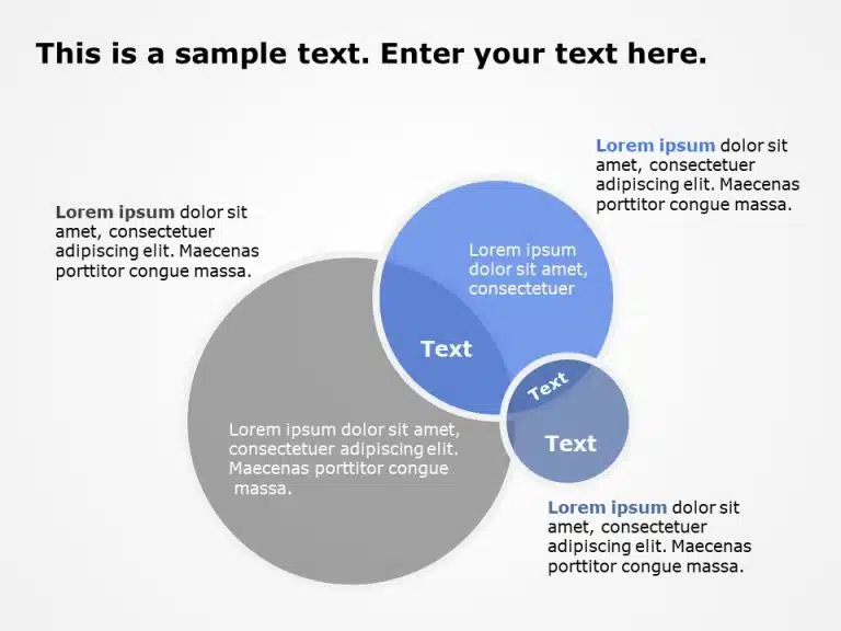 Venn Diagram 14 PowerPoint Template