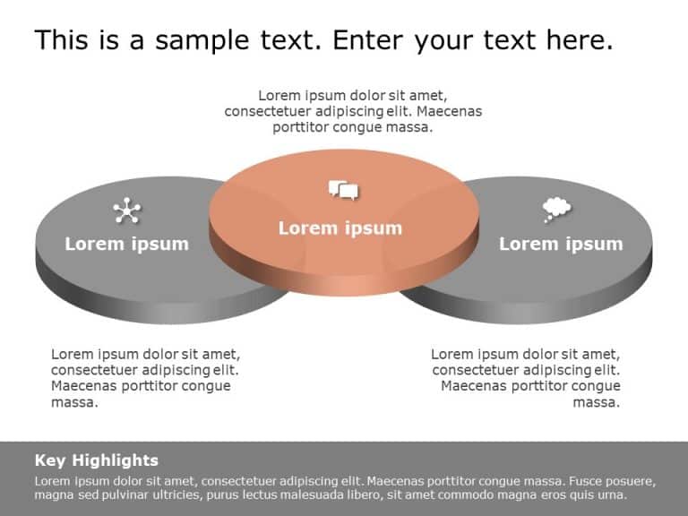 Venn Diagram 4 PowerPoint Template & Google Slides Theme