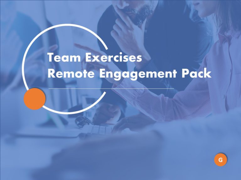 Virtual Team Building Exercises PowerPoint Template & Google Slides Theme