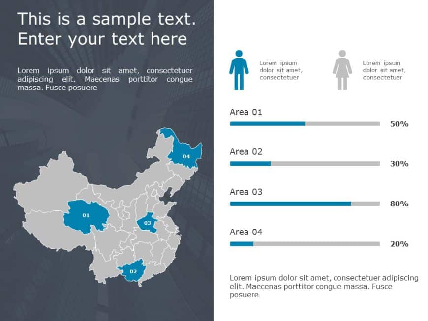 China Map PowerPoint Template