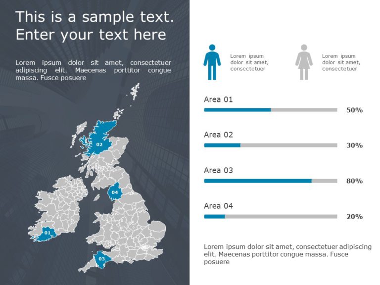 United Kingdom Map PowerPoint Template & Google Slides Theme