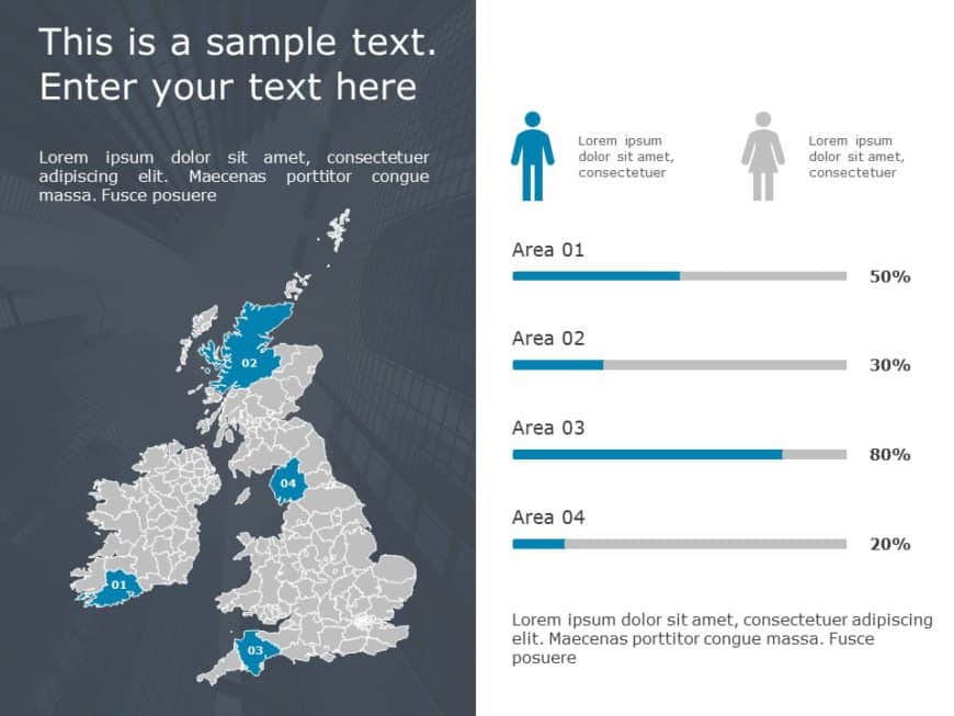 United Kingdom Map PowerPoint Template