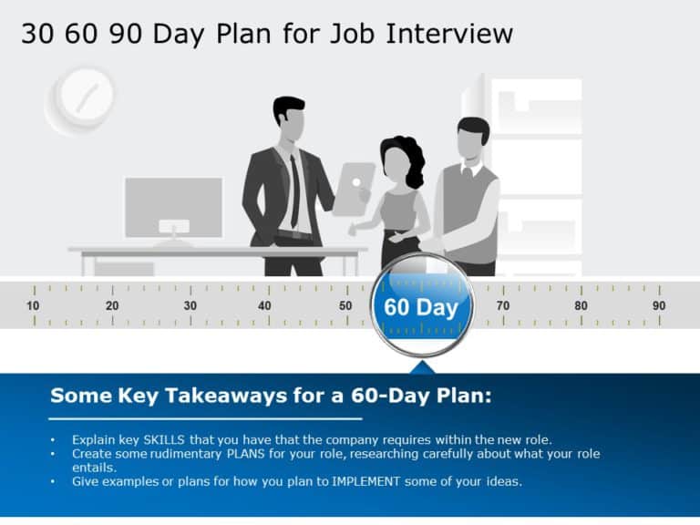 30 60 90 day plan for interview 02 PowerPoint Template & Google Slides Theme 1